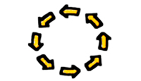 large cyclic icon