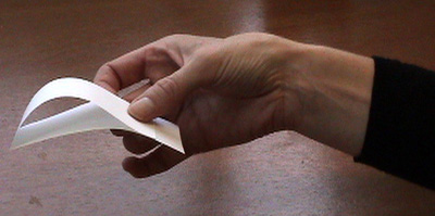 Folded paper